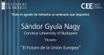 Seminario “El futuro de la Unión Europea”